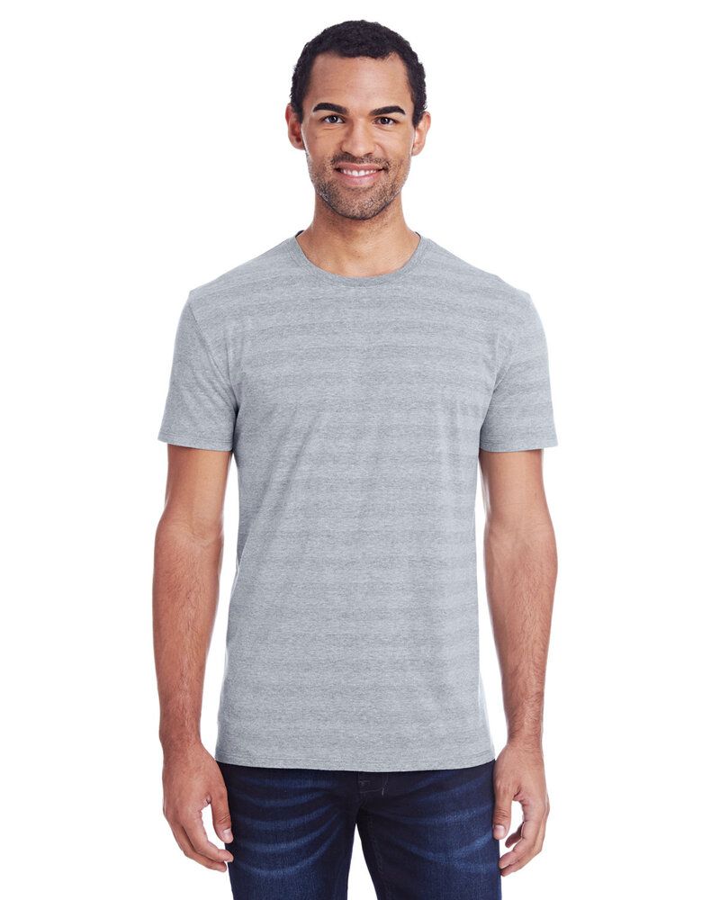 Threadfast 152A - Men's Invisible Stripe Short-Sleeve T-Shirt