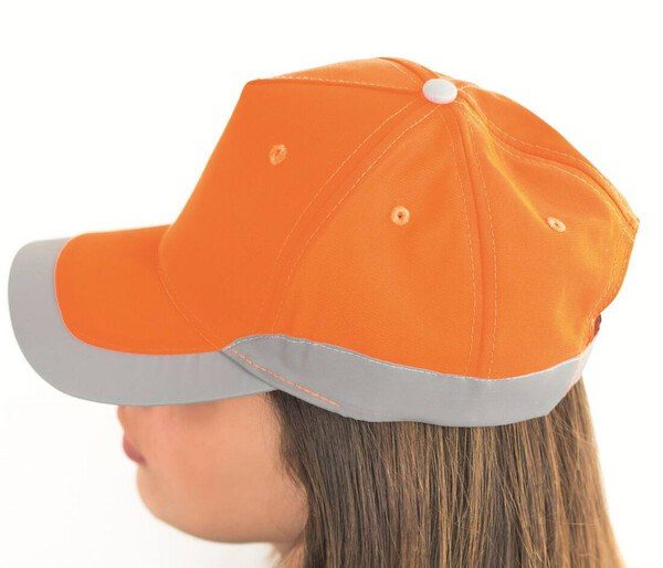 Gorra de 5 paneles de alta visibilidad