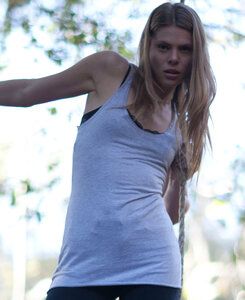 US Blanks US0575 - Ladies Raw Edge Racer Tank