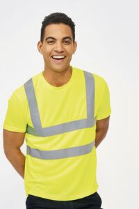 Sols 01721 - T Shirt With High Visibility Strips Mercure Pro