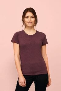 Sols 02758 - Camiseta Regent Fit con cuello redondo para mujer