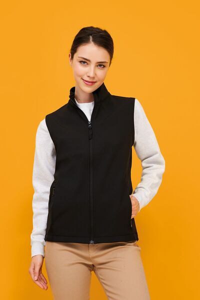 SOLS 02888 - Race Bw Women Chaleco Softshell De Mujer