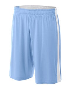 A4 A4NB5284 - Youth Reversible Side Stripe 8" Short