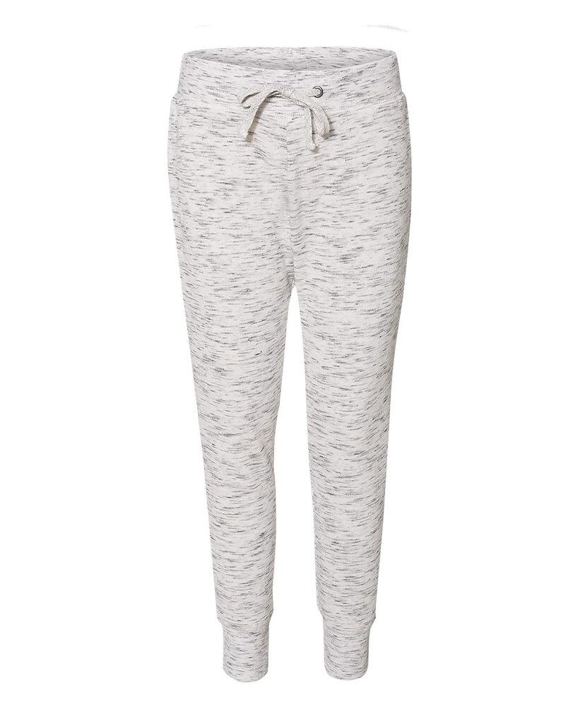 J. America JA8675 - Ladies' Melange Fleece Jogger Pant