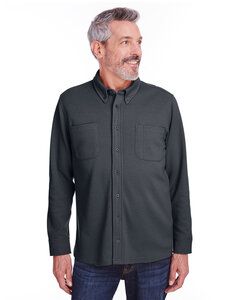 Harriton M708 - Adult StainBloc Pique Fleece Shirt-Jacket