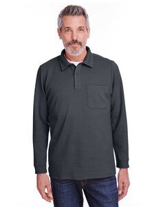 Harriton M709 - Adult StainBloc Pique Fleece Pullover Jacket