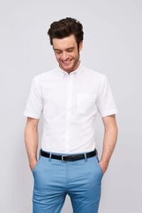 SOLS 02921 - Brisbane Fit Short Sleeve Oxford Men’S Shirt