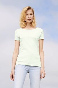 SOLS 02856 - Martin Women T Shirt Cintada De Gola Redonda Para Senhora