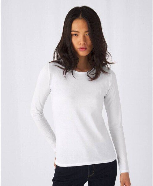 B&C BC08T - Women's Premium Long Sleeve Cotton Tee