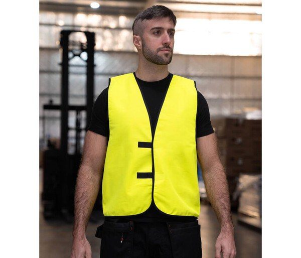 Korntex KX221 - High Visibility Safety Vest with Adjustable Closure