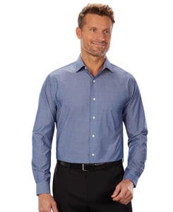 VanHeusen 13V0465 - Mens Chambray Long Sleeve