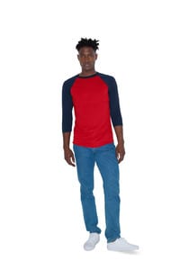 American Apparel AMBB453 - T-shirt Manches Raglan 3/4