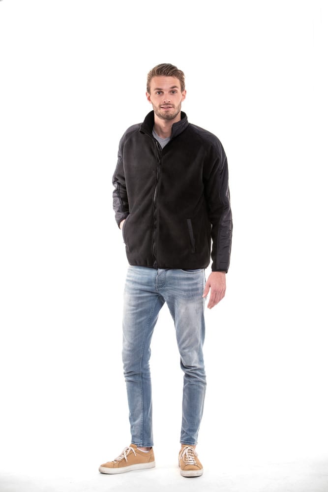 Lemon & Soda LEM3345 - Polar Fleece Cardigan Bonded