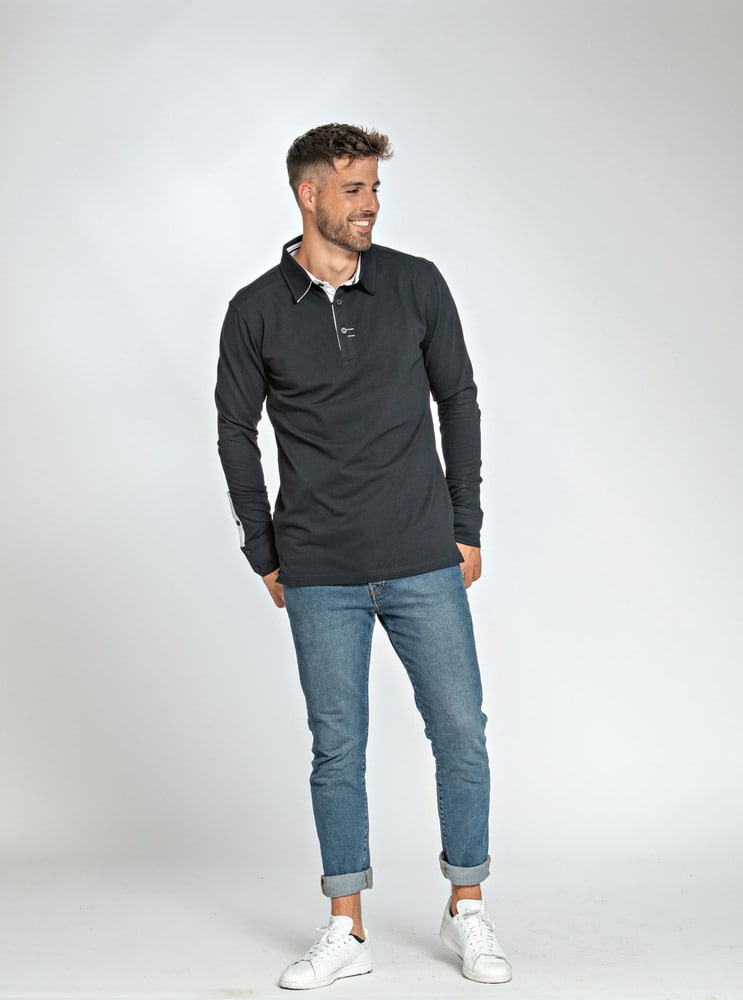 Lemon & Soda LEM3566 - Polo Contrast Cot/Elast LS for him