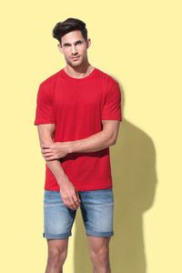 Stedman STE2010 - Camiseta clássica do pescoço redondo masculino