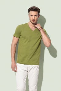 Stedman STE9210 - T-Shirt mit V-Ausschnitt für Herren Organic James 