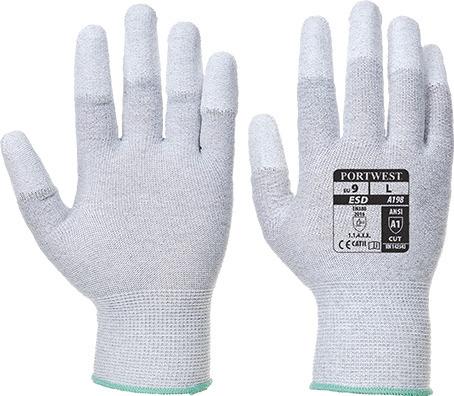Portwest A198 - Antistatic PU Fingertip Glove