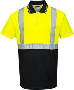 Portwest S479 - Remera Polo de dos tonos de alta visibilidad