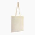 EgotierPro BO7601 - HILL Tote bag made of cotton fabric in natural colour