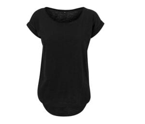 Build Your Brand BY036 - Camiseta de mujer con espalda alargada