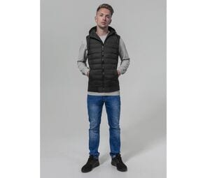 BUILD YOUR BRAND BY046 - Bodywarmer à capuche