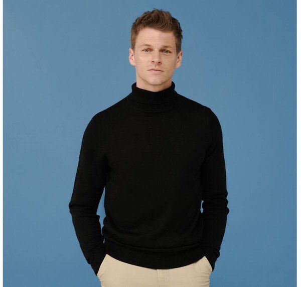 Henbury HY727 - Henbury Mens Classic Comfort Turtleneck Sweater