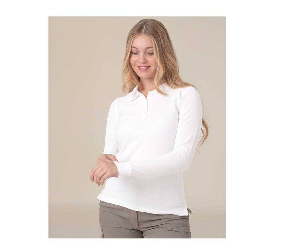 JHK JK216 - Polo de manga larga para mujer 200