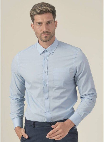 JHK JK610 - Popeline shirt for men