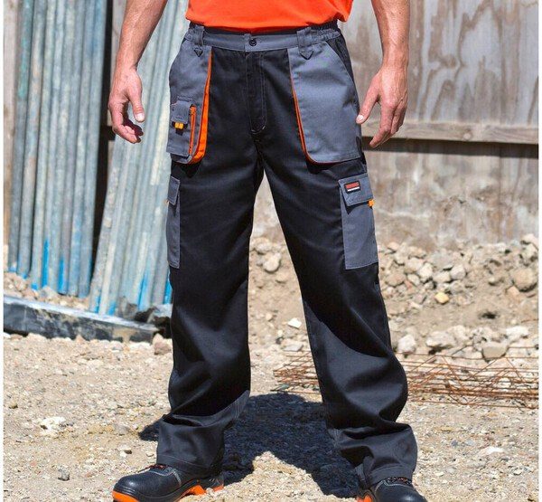 Result RS318 - Breathable Unisex Cargo Work Pants with Reflective Pockets