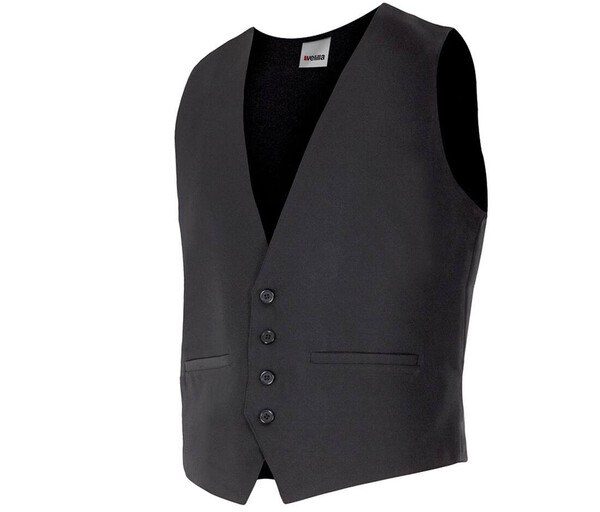 VELILLA VL410 - Elegant Mens Polyester Work Vest with Pockets