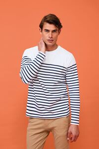 SOLS 03099 - Matelot Lsl Men Long Sleeve Striped T Shirt