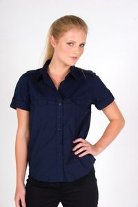 Ramo S002FS - Ladies Military Short Sleeve  Shirt