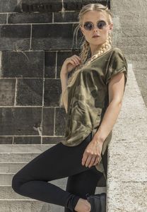 Build Your Brand BY064 - Womens Camouflage T-shirt