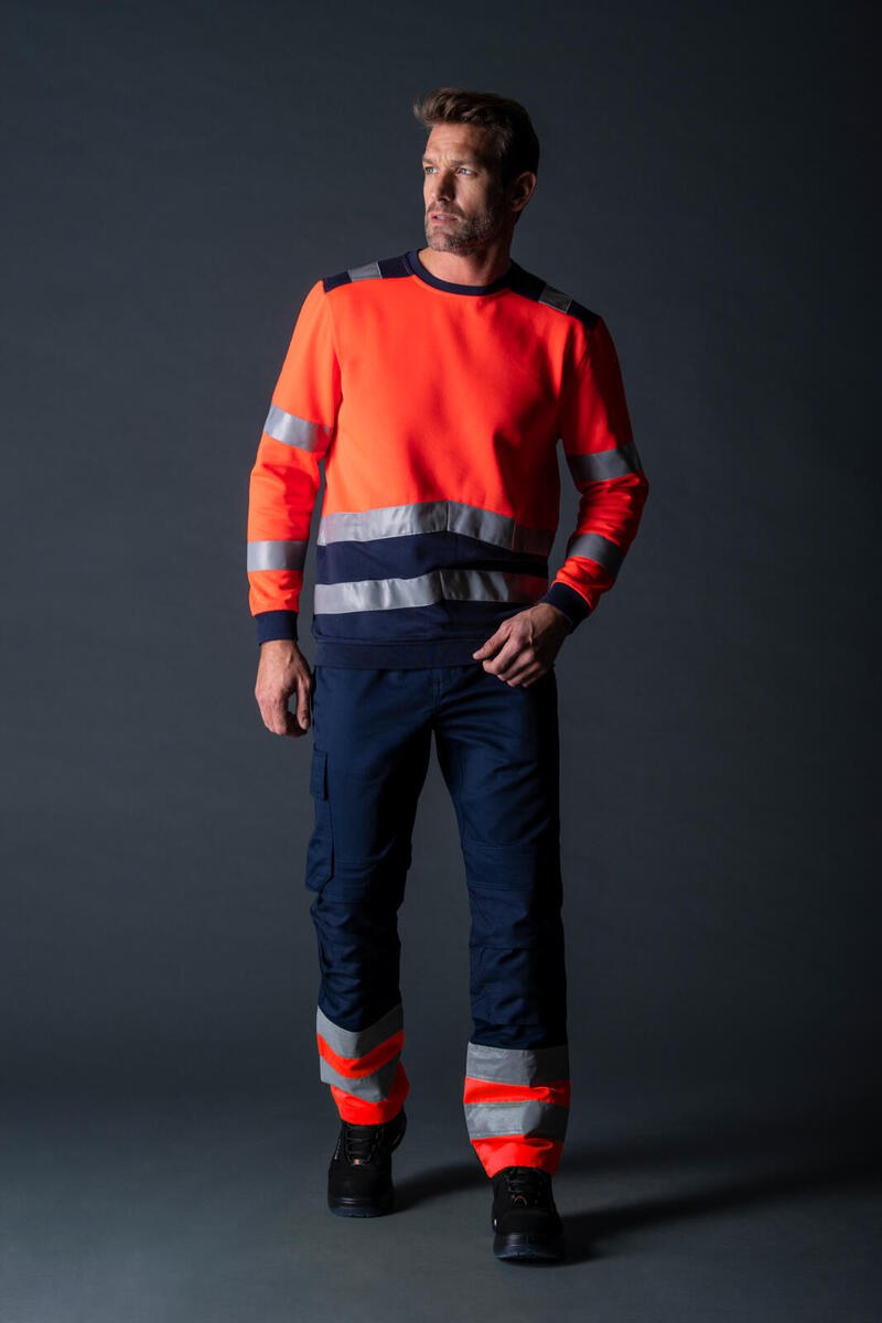 Tricorp T40 - Sweater High Vis Bicolor Sweatshirt unisex