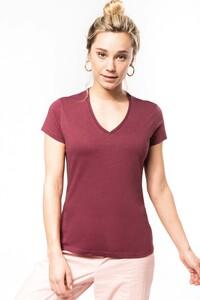 Kariban K396C - Ladies’ organic cotton V-neck T-shirt