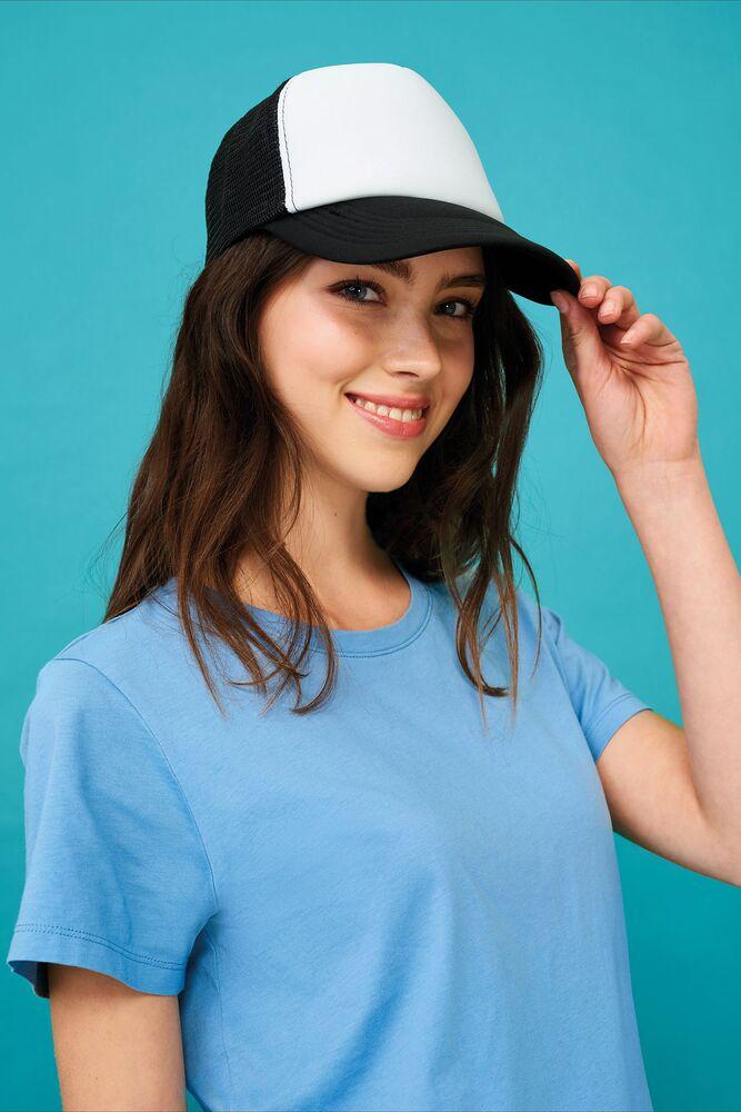 Sol's 01668C - Bubble Five Panel Mesh Cap