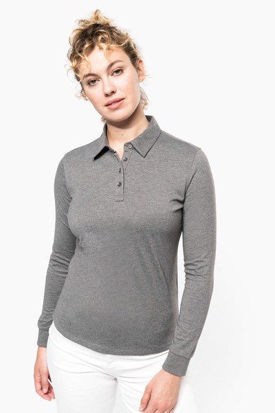 Kariban K265 - Polo jersey manga larga mujer