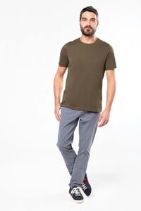 Kariban K371 - Herren T-Shirt mit Rundhalsausschnitt. BIO-Baumwolle