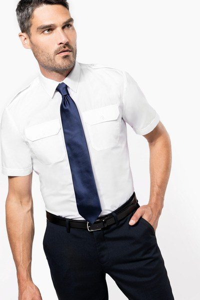 Kariban K503 - Camisa piloto manga corta hombre