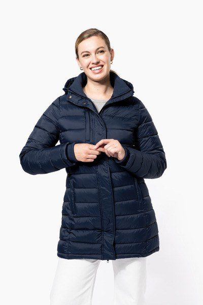 Kariban K6129 - Parka de plumas ligera con capucha para mujer