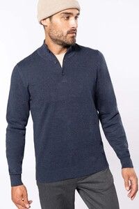 Kariban K983 - Premium-Pullover mit geknöpftem Ausschnitt