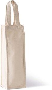 Kimood KI0269 - Cotton canvas bottle holder bag