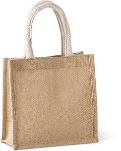 Kimood KI0272 - Jute canvas tote bag - small model