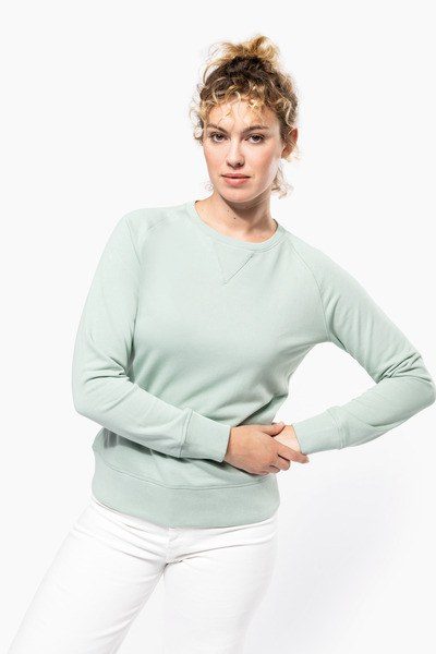 Kariban K481 - Sudadera Orgánica Mujer Cuello Redondo Kariban