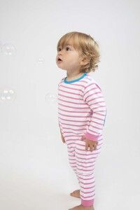 Larkwood LW057 - Body maniche lunghe a righe