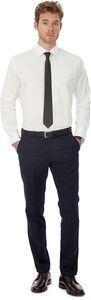 B&C CGSMP21 - Herren-Langarmhemd mit Stretch „Black Tie“