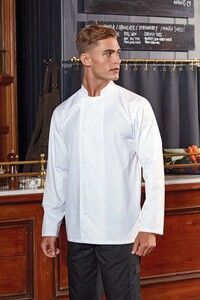 Premier PR901 - ‘Essential’ long sleeve chef’s jacket.