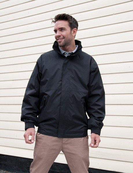 Result R221X - Mens All-Weather Quilted Hooded Jacket