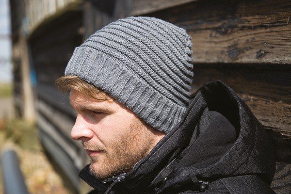 Result RC376X - Gorro Trenzado de Invierno para Hombre