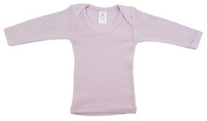 Infant Blanks 052B - Pastel pink long sleeve lap shirt
